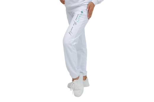Джоггеры женские BEAUTY (белые)